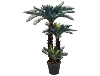 Kunstcycaspalm 125 cm Groen - 35% Korting