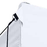 Opvouwbare Partytent 3x4m Staal Wit met Zijwanden - 54% Korting