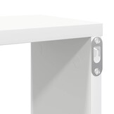 vidaXL Wandschappen Kubus Wit (4 stuks) - 34% Korting!