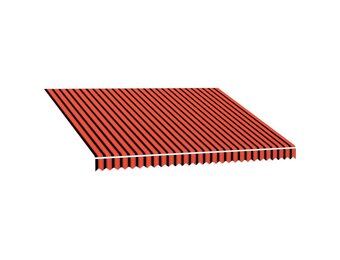VidaXL Luifeldoek 400x300 cm Canvas Oranje/Bruin - 34% Korting!