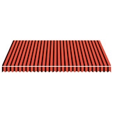 VidaXL Luifeldoek 400x300 cm Canvas Oranje/Bruin - 34% Korting!