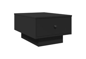 vidaXL Salontafel 60x45x31cm Bewerkt Hout Zwart - 66% Korting