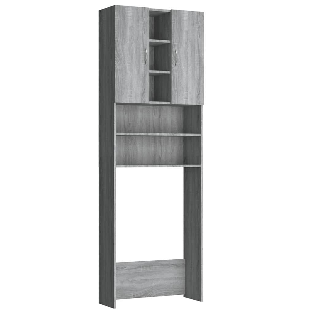Wasmachinekast Grijs Sonoma Eiken - 46% Korting