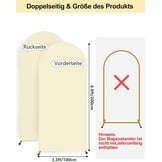 Beige Trouwboog Achtergrondhoes 2x1m - 31% Korting