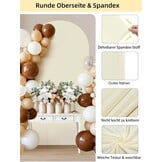 Beige Trouwboog Achtergrondhoes 2x1m - 31% Korting