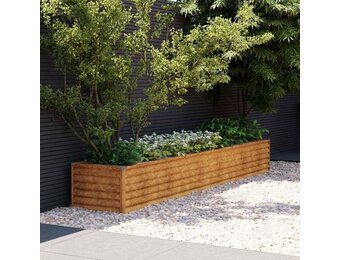 Verhoogde Plantenbak Cortenstaal 291x50x36 cm - 34% Korting
