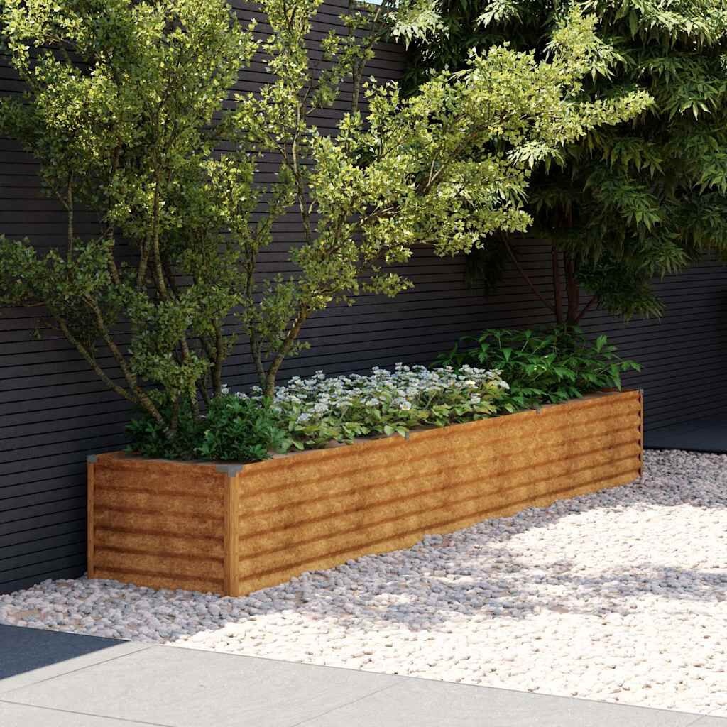 Verhoogde Plantenbak Cortenstaal 291x50x36 cm - 34% Korting