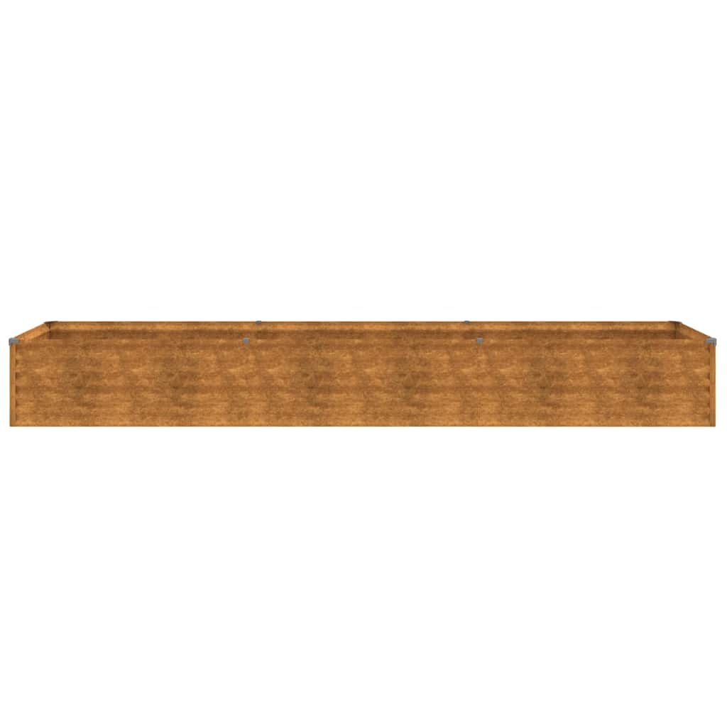 Verhoogde Plantenbak Cortenstaal 291x50x36 cm - 34% Korting