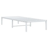 vidaXL Bedframe Metaal Wit 80x200 cm - 34% Korting