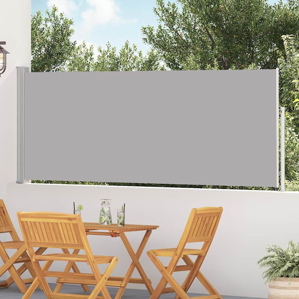 Uittrekbaar Tuinscherm VidaXL 120x500cm Grijs - 34% Korting