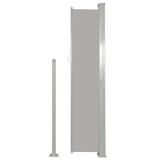 Uittrekbaar Tuinscherm VidaXL 120x500cm Grijs - 34% Korting
