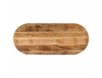 VidaXL Ovaal Tafelblad 140x60 cm Massief Mangohout - 35% Korting