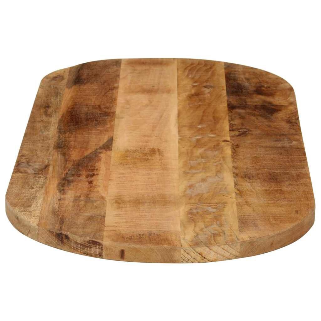 VidaXL Ovaal Tafelblad 140x60 cm Massief Mangohout - 35% Korting