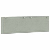 vidaXL Hoofdbordkussen "Hanko" 160 cm Fluweel Lichtgrijs - 34% Korting