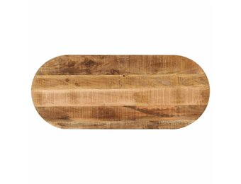 VidaXL Tafelblad Ovaal 120x50 cm Mangohout - 34% Korting