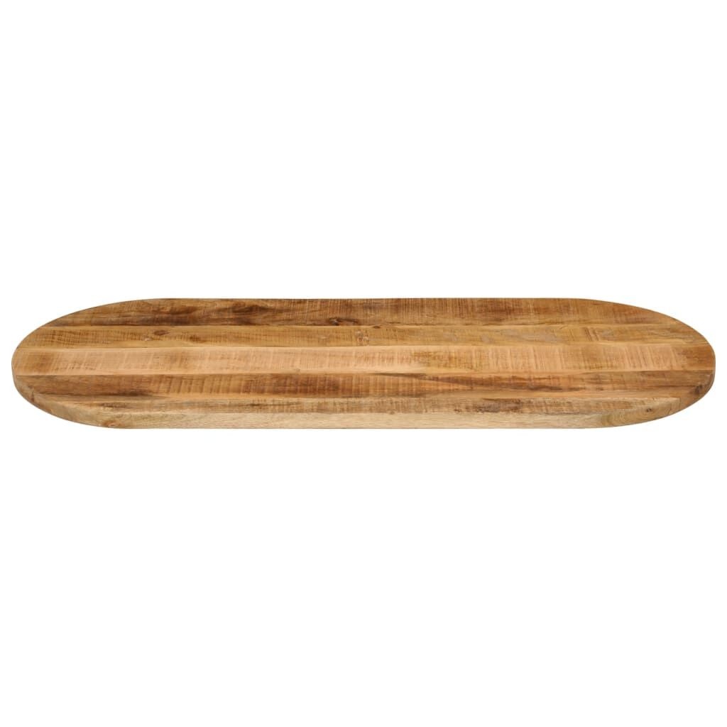 VidaXL Tafelblad Ovaal 120x50 cm Mangohout - 34% Korting