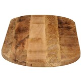 VidaXL Tafelblad Ovaal 120x50 cm Mangohout - 34% Korting