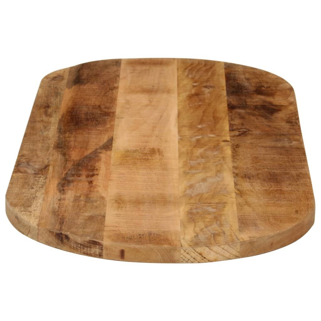 VidaXL Tafelblad Ovaal 120x50 cm Mangohout - 34% Korting