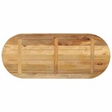 VidaXL Tafelblad Ovaal 120x50 cm Mangohout - 34% Korting