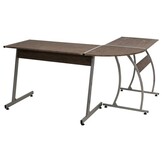 Hoekbureau Bewerkt Hout Bruin - 54% Korting!