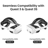 KIWI Design K4 Hoofdband Meta Quest 3/3S Wit - 33% Korting