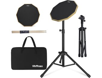 Drum Oefenpad Set 12 Inch Zwart - 33% Korting