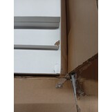 VidaXL Dressoir Wit 45x35x75 cm - Lichte Beschadiging