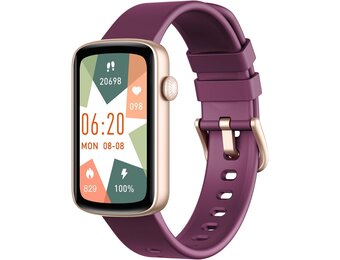 SHANG WING L2 Smartwatch Dames - Paars - 33% Korting