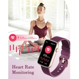 SHANG WING L2 Smartwatch Dames - Paars - 33% Korting