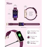 SHANG WING L2 Smartwatch Dames - 1,47" HD Scherm - Fitness Tracker - Paars (33% Korting)