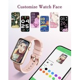 SHANG WING L2 Smartwatch Dames Roze - 1,47 inch - 33% Korting