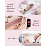 SHANG WING L2 Smartwatch Dames Roze - 1,47 inch - 33% Korting
