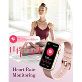 SHANG WING L2 Smartwatch Dames - Roze - 1,47 inch - 33% Korting