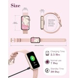 SHANG WING L2 Smartwatch Dames - Roze - 1,47 inch - 33% Korting