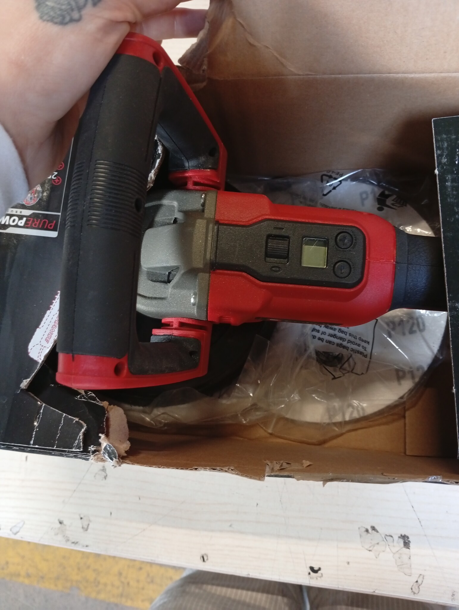 Einhell Accu Polijst- en Slijpmachine CE-CP 18/180 Li E Solo 18V Rood/Zwart met 54% korting