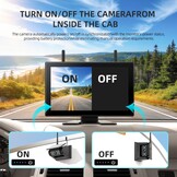 Draadloze Achteruitrijcamera met 10 Inch Touchscreen & 4 Solar Camera's - 35% Korting