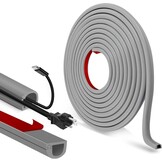 Zelfklevende Kabelgoot Grijs 7x14mm x 6m - Op Maat Te Snijden PVC