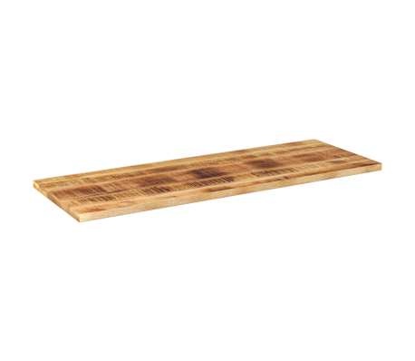 vidaXL Tafelblad rechthoekig 160x50x3,8 cm massief ruw mangohout