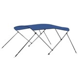 vidaXL Biminitop 3-boogs 183x196x137 cm blauw