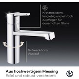 KLUDI-M3 Keukenkraan Niederdruck – 360° Draaibaar – Chroom