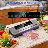 ZLXHDL Vacumeermachine Zwart met 60 Vacuümzakken - 120W