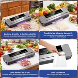 ZLXHDL Vacumeermachine Zwart met 60 Vacuümzakken - 120W