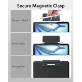 ESR Rebound Magnetische Toetsenbordhoes voor iPad Pro 12.9" (2022/2021) - Grijs