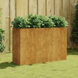 vidaXL Plantenbak verhoogd 120x40x80 cm cortenstaal