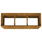 vidaXL Plantenbak verhoogd 120x40x80 cm cortenstaal