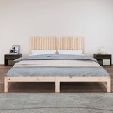 vidaXL Wandhoofdbord 204x3x60 cm massief grenenhout