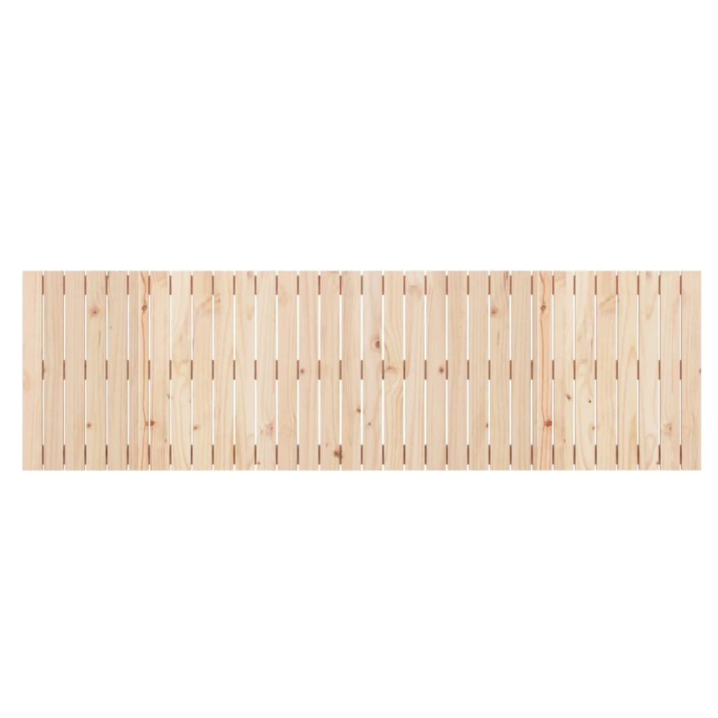 vidaXL Wandhoofdbord 204x3x60 cm massief grenenhout