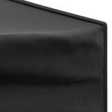 vidaXL Partytent inklapbaar met zijwanden 3x6 m zwart