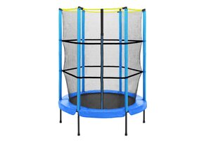 Trampoline Blauw Ø 152 cm - Veiligheid & Plezier voor Kinderen 3-6 Jaar