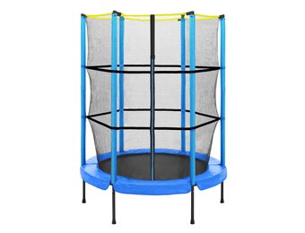 Trampoline met veiligheidsnet - Ø 152 cm - 5ft - blauw